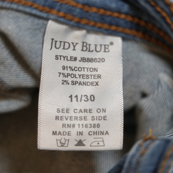 Judy Blue Fan Fare Bootcut Jeans Size 11 - Picture 8 of 10
